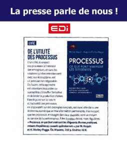 EDI Mag parle du livre « Processus : ce que font vraiment les dirigeants »