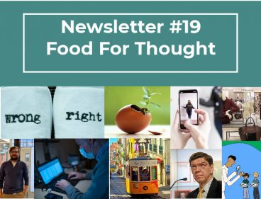 NEWSLETTER #19 – FOOD FOR THOUGHT